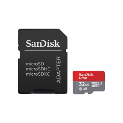 SANDISK Ultra Microsdhc Uhs-1 Card With Adapter 32GB