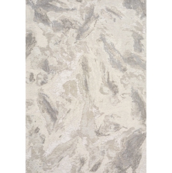 RUG BRANCH Organic Indoor Area Rug, Cream, Contemporary Modern - Living Room, Bedroom, Dining Room, And Kitchen