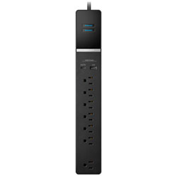Rocketfish 7-Outlet Surge Protector with USB-A/USB-C Ports