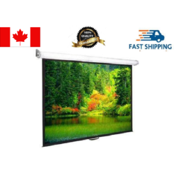 EGALAXY Projector Screen Manual Pull Down 120 Inch, Psm120A