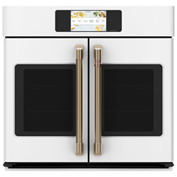 Open Box - Café 30" 5 Cu. Ft. True Convection Electric Wall Oven (CTS90FP4NW2) - Matte White - Perfect Condition