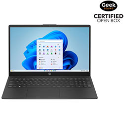 Open Box - HP 15.6" Laptop - Jet Black (Intel N100/4GB RAM/128GB SSD/Windows 11)