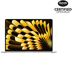 Open Box - Apple MacBook Air 15.3" w/ Touch ID (2025) - Starlight (Apple M4 / 24GB RAM / 512GB SSD) - English