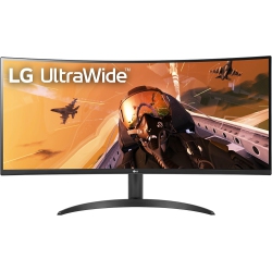 LG Refurbished (Good) - 34Wp60C-B Ultrawide Curved 34" Wqhd Va Monitor With Amd Freesync