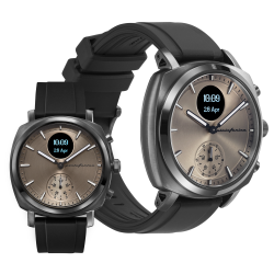 PININFARINA Senso Sport 44MM Smartwatch - Analogue Watch With Digital Display, Tracks Heart Rate, Steps, Calories, Sleep, Fitness - Mercure In Grey