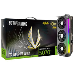 ZOTAC GAMING GeForce RTX 5070 Ti AMP Extreme Infinity Ultra 16GB GDDR7 Video Card