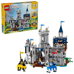 LEGO Creator: 3 in 1 Medieval Horse Knight Castle - 1371 Pieces (31168)