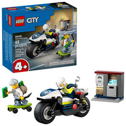 LEGO City: Police Motorcycle Chase - 65 Pieces (60455)
