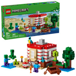 LEGO Minecraft: The TNT Jungle House - 287 Pieces (21275)