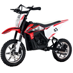 VEVOR 36V Battery Powered Electric Motorcycle \w Speed Up to 15.5Mph, Treaded Tires, Led Light, Battery Gauge, Dual Brakes, Ride On Toys For