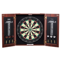 Jeu de fléchettes complet de diamètre 45,5 cm avec 3 fléchettes Club Brass de 24