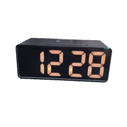 THE WAY New Alarm Clock, Mobile Phone Wireless Charger, Electronic Desk Calendar Office Home Alarm Clock, Wireless Charging Clock, Calendar