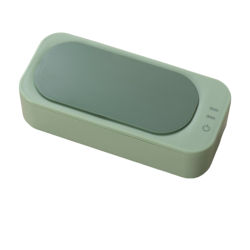 GREEN SCENIC Ultrasonic Cleaning Machine Household Portable Glasses Jewelry Cleaning Machine Makeup Brush Electric Mini Cleaning Machine (Green)