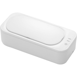 GREEN SCENIC Ultrasonic Cleaning Machine Household Portable Glasses Jewelry Cleaning Machine Makeup Brush Electric Mini Cleaning Machine (White)