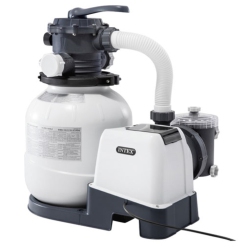 INTEX 3, 000 Gph Above Ground Pool Filter Pump With Automatic Timer In Sand