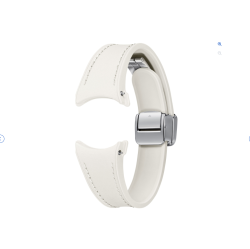 SAMSUNG Refurbished ( Good ) D-Buckle Vegan Leather Strap for Galaxy Watch - Small/medium - Cream Et-Shr93Suegca In Multicolor