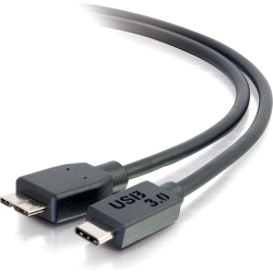 C2G 10Ft USB 3.0 USB-C to USB-Micro B Cable M/m - (28864) In Black