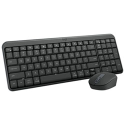 Logitech MK250 Wireless Keyboard & Mouse Combo - Black - English