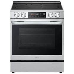 LG 30" 6.3 Cu. Ft. True Convection Slide-In Induction Air Fry Range (LSIL6334XE) - Stainless Steel