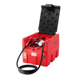 VEVOR 48 Gallon Portable Diesel & Gasoline Tank, 10.6Gpm Flow Rate, Diesel Fuel Tank \w 12V Electric Transfer Pump, 13.1Ft Hose, Auto Fueling