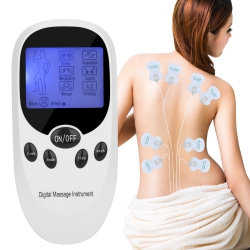MYACUC Tens Muscle Relief Pulse Massager \w 8 Electrodes for Shoulder, Shoulder And Back Pain, Knee Muscle Relief, Injury Recovery, Perfect Gift For