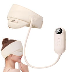 MYACUC Electric Head Massager Scalp Massager Head Compress Airbag Massager With Heat Knead Portable Head-Eye Massager