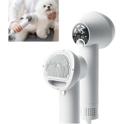 MYACUC Dog Grooming Dryer, Pet Grooming Hair Blow Dryer, Pet Hair Dryer Brush, Steam Brush for Dogs, Dog Blower Grooming Dryer