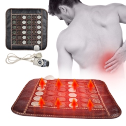 MYACUC Far Infrared Light Therapy Heating Pad Electric Heating Pad for Pain Relief Foot Back Waist Heating Pad
