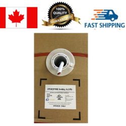 EGALAXY 14Awg/2C Speaker Cable, 500Ft Ft4, 2 Wire In Wall, White