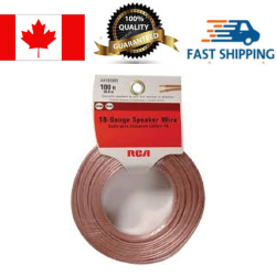 RCA 18 Gaug, 100Ft, 2Wire Speaker Cable, Ah18100