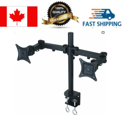 ANTRA Dual Monitor Desktop Mount Bracket for 13-27 Tv/ Monitor, Atm-D02B