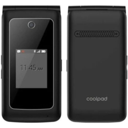 COOLPAD AMERICAS Refurbished (Good) - Coolpad Snap Unlocked 4G Lte Flip Cell Phone - In Black