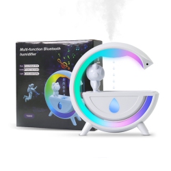 THE WAY New Creative Astronaut Three-In-One Anti-Weight Humidifier, Atmosphere Light Multi-Function Bluetooth Speaker Colorful Night Light, Portable