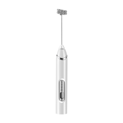 THE WAY Household Cordless Electric Milk Frother Portable Cream Whisk Coffee Blender Baking Whisk Mini Milk Frother Double-Head Nipple Milk Frother