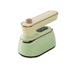 THE WAY Handheld Hanging Iron, Folding Rotary Electric Iron, Home Travel Large Capacity Steam Iron, Small Iron In Green