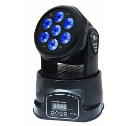 ADD-TRONIQUE 7 Led RGBw Moving Head Dj Spotlight – Dmx Control And Sound Activation