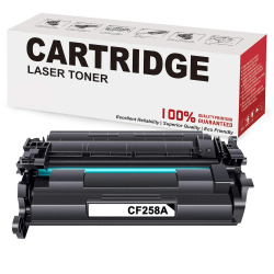 GENERIC Compatible HP Cf258A 58A Toner Cartridge 3K With Chip In Black