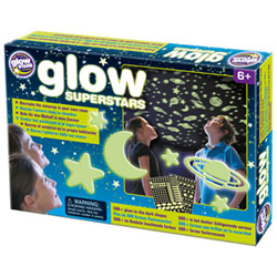 Brainstorm Superstars Ceiling Glow Stars