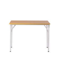 COMFY GOODS Modern Foldable Office Desk – Sturdy & Space-Saving, Walnut