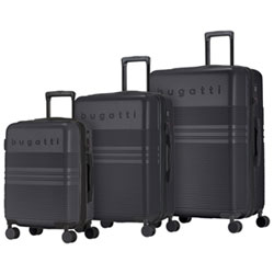 Bugatti Luxor 3-Piece Hard Side Expandable Luggage Set - Blue - Only at Best Buy