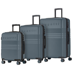 Bugatti Luxor 3-Piece Hard Side Expandable Luggage Set - Blue - Only at Best Buy