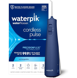 WATER PIK Waterpik Cordless Pulse Water Flosser - - New In Blue
