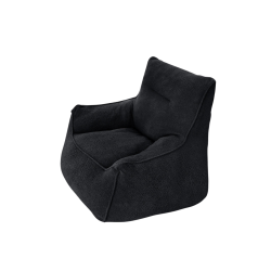 COMFY GOODS Giant Foam-Filled Couch Bean Bag - (Cover And Filler Included) In Black