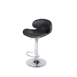 COMFY GOODS Modern Leather Dining Chair – Stylish & Comfy - In Black