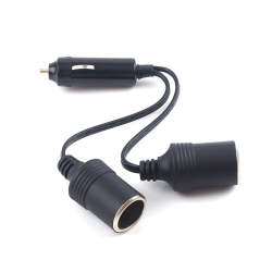 THE WAY Car Charger Socket 1 In 2 Out Cigarette Lighter Socket Charger Car Cigarette Lighter One to Two Car Charger Female Socket Cigarette Lighter
