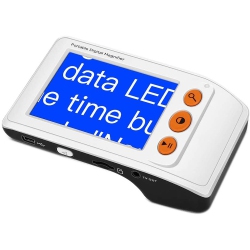 GREEN SCENIC 3.5-Inch Handheld Auxiliary Digital Magnifier | 8 Color Modes | 2X-25X Adjustable Magnification | Portable Reading Aid | Suitable For