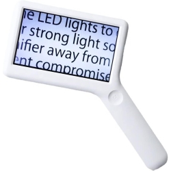 GREEN SCENIC Portable 3-10X Electronic Reading Magnifier | 6 Led Eye Protection Lights | Rechargeable Design | Anti-Scratch Base | HD Vision Aid