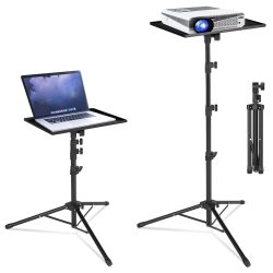 AXGEAR Tripod Floor Stand for Laptop Projector Presentation Heigh Adjustable Foldable