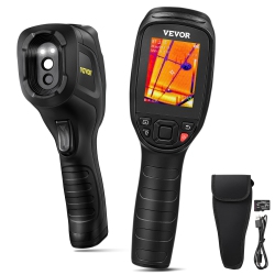 VEVOR 2Mp Thermal Imaging Camera, 320 X 240 Pixels Super Resolution Camera, 25Hz Refresh Rate Infrared Camera \w -4℉~1022℉ Temp, 64G Sd Card And