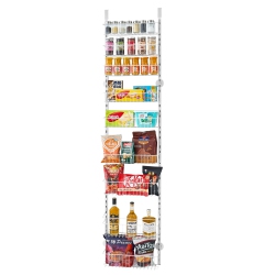 VEVOR 9-Tier Over The Door Pantry Organizer, Pantry Organization And Storage, Heavy-Duty Steel Hanging Spice Rack, Adjustable Wall Seasoning